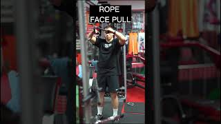 ROPE FACE PULL nasıl yapılır   HOW to ROPE FACEPULL [upl. by Eiramit888]