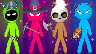 Stickman MINIGAMES Gameplay  Stickman Party 1 2 3 4 Players  android  ios [upl. by Julis355]