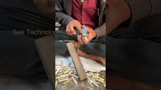 How Paint Brushes are Made in Factory shorts youtubeshorts manufacturing paintbrush handmade [upl. by Ardnek]