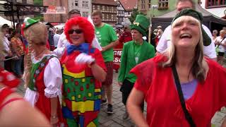 25 Stadtfest in Schmalkalden  Der Festumzug [upl. by Kcirdef]