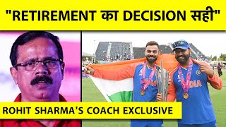 ROHIT SHARMA COACH EXCLUSIVE अब Team India को WTC और ODI World Cup जिताना है  Sports Tak [upl. by Arramat214]