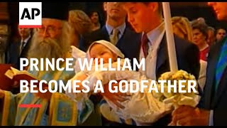 Greece Princess Alexia Wedding Prince William Becomes A Godfather  1999 [upl. by Norreht131]