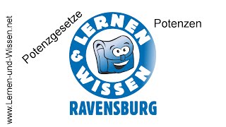 Potenzen  Regeln und Berechnung by Lernen amp Wissen [upl. by Daven]