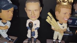 Yankees Bobblehead Bookshelves  Not Full Bobblehead Collection [upl. by Eeldivad]