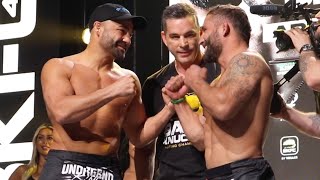 BKFC 41 WeighIns Chad Mendes vs Eddie Alvarez [upl. by Yra]