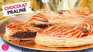 Recette de galette des rois chocolat et praliné [upl. by Gristede]