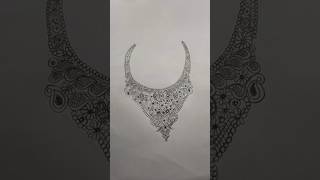 Necklace Drawingbeutiful easy necklace designs drawingshorts trending jewellery viral [upl. by Kolva201]