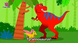 The Best Hunter Tyrannosaurus  Dinosaur Songs  Pinkfong Songs for Children [upl. by Aneliram793]