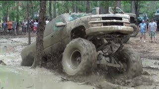 BIG BLOCK CHEVYS TACKLE BIG MUD RUTS [upl. by Akimyt]