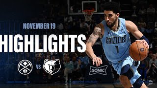 Memphis Grizzlies Highlights vs Denver Nuggets [upl. by Nibaj480]