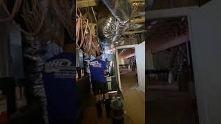 Wiring low voltage for a Trane air handler in 40 seconds [upl. by Jean]