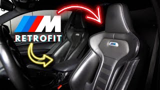 BMW Seat UPGRADE amp Retrofit M3 M4 M2 Seats on a F30 F22 F32 [upl. by Virgin]