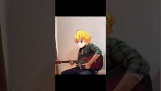 Lord Inoske Arrived 😂  Zenitsu Playing Guitar  Shamisen  Funny demonslayer anime shorts [upl. by Leumas]