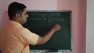 EXTRACTION OF TUNGSTEN FROM WOLFRAMITE BSc 3RD SEM PART 6 BY PROF SHRIDHAR HEBBAR [upl. by Ayadahs]