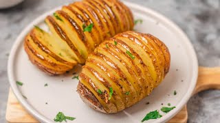 The BEST Hasselback Potatoes Recipe [upl. by Nealon]