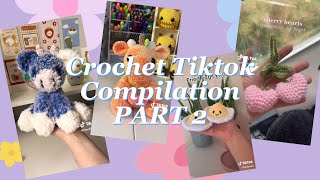 Crochet Tiktok Compilation Part 2 1 HOUR Crochet Inspo [upl. by Aicilak]