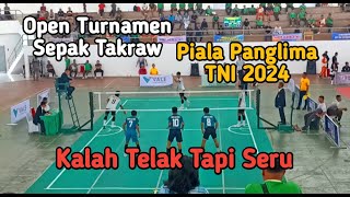 SMASH KERAS Hasanuddin A vs Tator SEPAK TAKRAW PIALA PANGLIMA TNI 2024 [upl. by Nus]