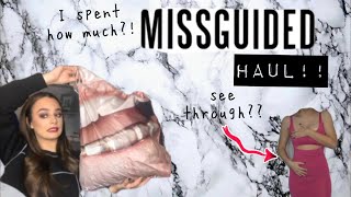 I SPENT HOW MUCH ON MISSGUIDED   MISSGUIDED HAUL 2019  KIM KS BDAY DRESS  channonmooney [upl. by Rintoul883]