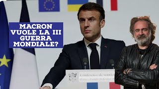 Le dichiarazioni di Macron verso la III guerra mondiale [upl. by Enner544]