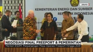 Akhirnya Freeport Mengalah Sepakat Jual 51 Saham ke Pemerintah [upl. by Siderf557]