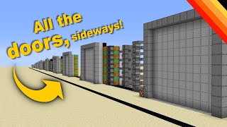 Every piston door from 1x1 to 10x10 sideways [upl. by Ainitsirk811]