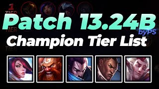 Champion Tier List for Patch 1324B by PS [upl. by Anilag]