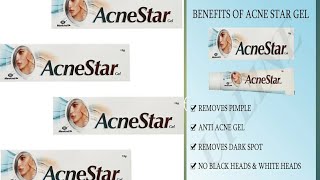 Acnestar gel uses in telugubest cream for acne and pimples [upl. by Nomra]