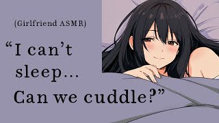 ASMR Cuddling your Girlfriend to Sleep Reverse Comfort Affection [upl. by Rahs734]