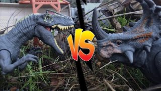 Dino Fights sinoceratops vs allosaurus â™¥ï¸ðŸ¦•ðŸ¦– [upl. by Bunns531]