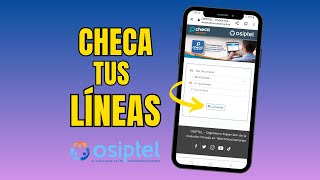 ¿Cómo saber cuantas líneas tengo a mi nombre  Checa 🔍 tus líneas Osiptel 2024 ✅ [upl. by Heinrich]