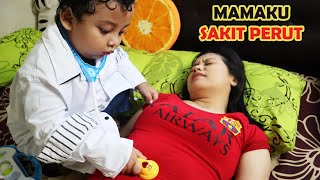 MAMA SAKIT PERUT 😢 GaraGara Gak Cuci Tangan 😢 Parodi Anak Main Dokter Dokteran [upl. by Oalsinatse]