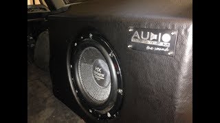 W124 Kombi Subwoofer bauen Audio System HX 10 [upl. by Yrdua]