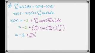 Calc AB 2012 FRQ 6 [upl. by Castorina]