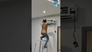 Panasonic Hot amp cold air conditioner WiFi  indoor pressure wash process [upl. by Josefina35]