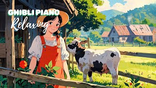 Best Ghibli Piano Collection 🌈 Relax Study and Work 🌈 [upl. by Luke]