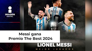 Lionel Messi es nombrado como ganador del Premio The Best 2024 [upl. by Haleemaj947]