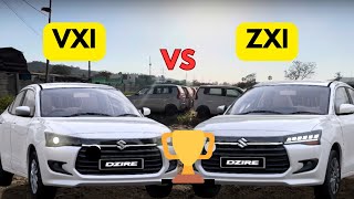 New Dzire vxi vs zxi 2024 model  Detailed Comparision  new dzire vxi 2024 vs zxi 2024 [upl. by Anera]