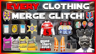 EVERY Working Clothing Merge Glitch In GTA 5 Online [upl. by Dang]