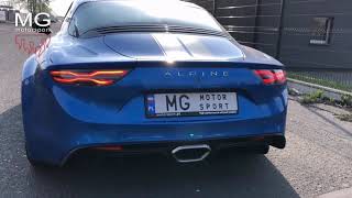 Alpine A110 w MGmotorsportpl exhaust [upl. by Carolyn]