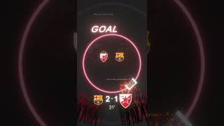 Would you bet on this prediction SUB FOR MORE⚽️bouncyball marblerace barcelona crvenazvezda [upl. by Kalina]