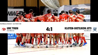 NLB Runde 8 UHC Thun vs Kloten Dietlikon Jets 27102024 [upl. by Elad815]