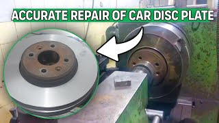 turning  Car disk repair in turning [upl. by Iridissa]