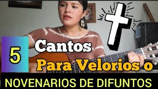 5 Cantos Para velorios o NOVENARIO DE DIFUNTOS [upl. by Meehyrb]