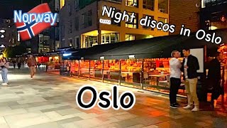 Night discos in Oslo Norway Aker Brygge [upl. by Guerra399]