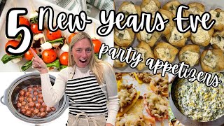 5 Easy and Delicious New Years Eve Party Appetizers [upl. by Kennith]