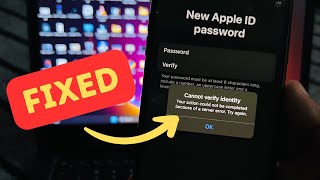 Your Action Could Not Be Completed Because Of Server Error try again  Apple ID Error fixed 2024 [upl. by Roshan490]