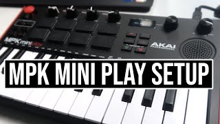 AKAI MPK MINI PLAY MK3 Complete Setup Registration Software Download and Installation Walkthrough [upl. by Ogires]