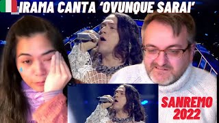 Sanremo 2022  Irama canta ‘Ovunque sarai’  🇩🇰NielsensTV REACTION [upl. by Lorrie621]