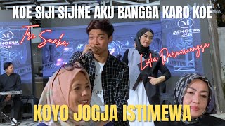 Koyo Jogja Istimewa  Tri Suaka amp Lidia Darmawangsa  Live Ngamen di Menoewa Kopi Jogja [upl. by Alodee]