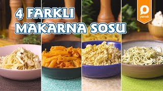 4 Farklı Makarna Sosu Tarifi  Onedio Yemek  Pratik Yemek Tarifleri [upl. by Nadiya]